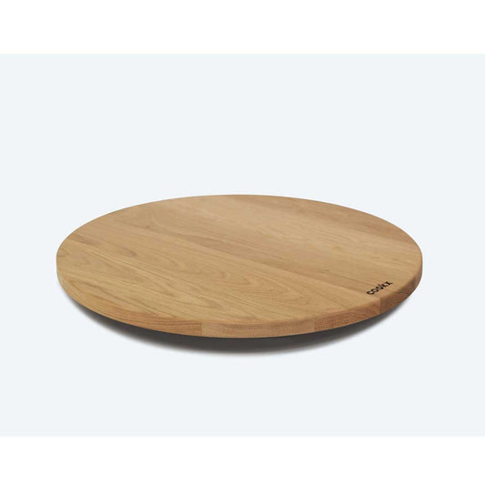 Drehteller Gr. S Servierplatte D. ca. 40cm Holz Natur