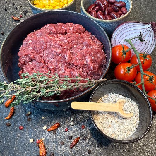 Hackfleisch vom Damwild - ca. 500g Paket