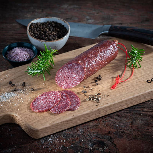 Wilde Salami vom Reh mit Pfeffer - ca. 200-220g