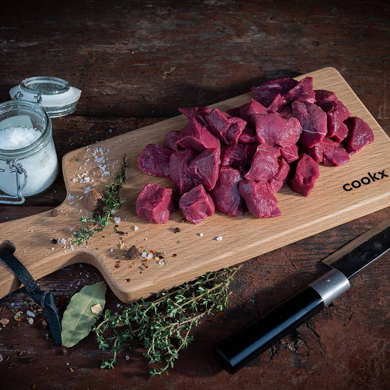 Hirschgulasch - ca. 500g Paket